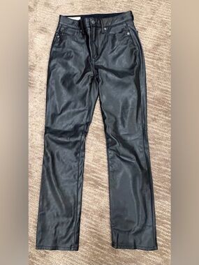 GAP Black Vintage Slim High-Rise Pants